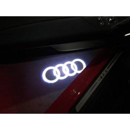 Logo porte Audi "ANNEAU"