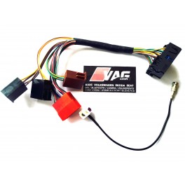 Adaptateur Audi simple vers double DIN