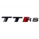 Logo black Audi "TT-S" ou " TT-RS "