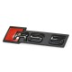 Logo Audi black calandre "RS5"