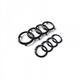 Logo black Audi AVANT+ARRIERE