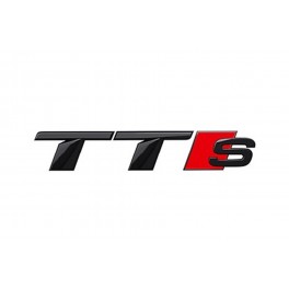 Logo black Audi "TT-S" ou " TT-RS "