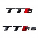 Logo black Audi "TT-S" ou " TT-RS "