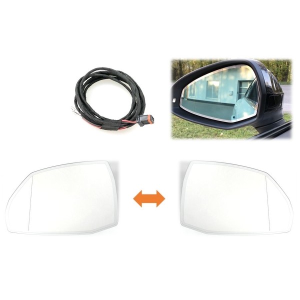 Glace de rétroviseur côté conducteur Golf 8 - Accessoires Volkswagen