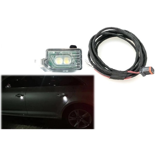 Eclairage LED ambiance poignet Audi - VAG-CAR