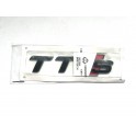Logo black coffre Audi "TTS"