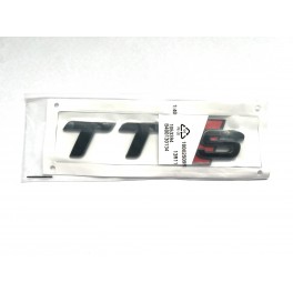 Logo black coffre Audi "TTS"