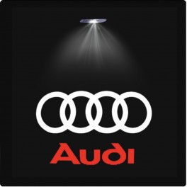 Logo porte Audi "ANNEAU+AUDI"