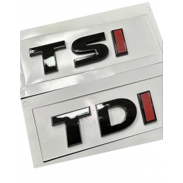 Logo black "TDI" ou "TSI"
