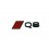Logo black nouveau design Audi "Q8"