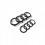 Logo black AV+ARR Audi RS6 & RS7 C8