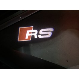 Logo porte Audi "RS"