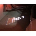 Logo porte Audi "RS3"